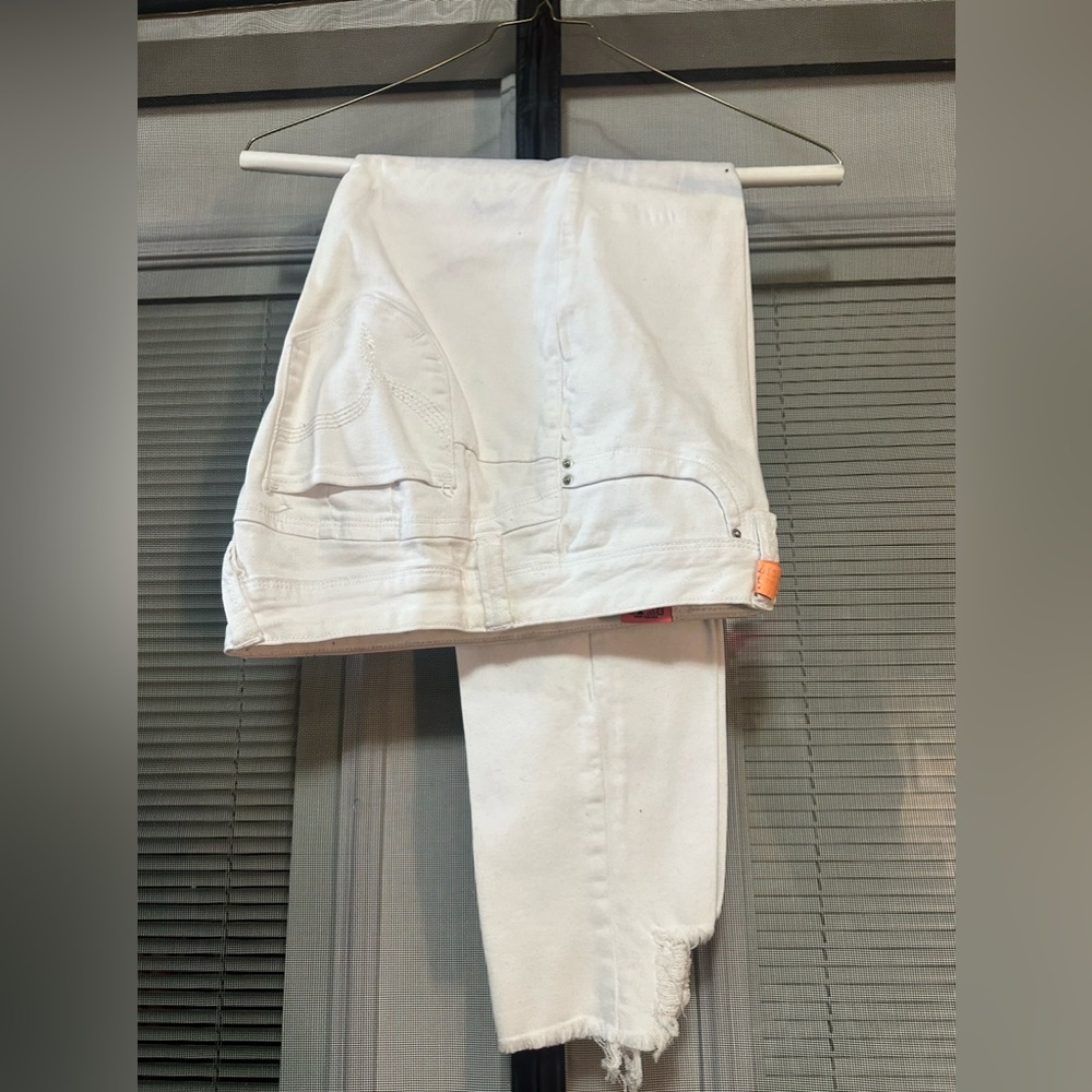 White Distressed Denim